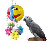 Keersi Parrot Chew Toy Ball for Pet Parrot Budgie Parakeet Cockatiel Conure Lovebird Finch Canary Cockatoo African Grey Macaw Eclectus Amazon Cage Accessories