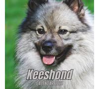 Keeshond Calendar 2026: 12 Months Organizer From January to December