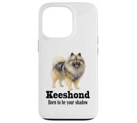 Keeshond Dog Born to be Your Shadow for Pet Owners Case for iPhone 13 Pro