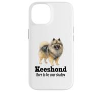 Keeshond Dog Born to be Your Shadow for Pet Owners Case for iPhone 14