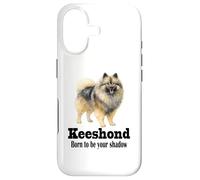 Keeshond Dog Born to be Your Shadow for Pet Owners Case for iPhone 17