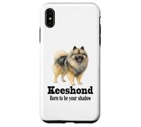 Keeshond Dog Born to be Your Shadow for Pet Owners Case for iPhone XS Max
