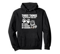 Keeshond Owner Dog Owner Puppy Lover My Family Keeshond Pullover Hoodie