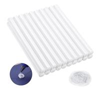 KEESIN Sealing Wax Sticks,20 PCS Gun Sealing Wax Sticks for Glue Gun 135x11mm Gun Sealing Wax for Wedding Invitations, Cards, Envelopes (Pearl White, 135x11mm)
