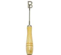 KEESOON-Branding Iron for Wood Create Personalized Masterpieces with Our 2" Stainless Steel Branding Iron - Create Unique Designs (B)