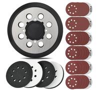 KeeTidy Sander Pad for DeWalt DWE6421 6421K DWE6423 6423K DCW210B, 1 Sander Pad + 3 Foam + 30 Sanding Sanding Discs