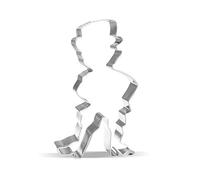 Keewah 4.9 inch Leprechaun Cookie Cutter - 1 Piece, Stainless Steel
