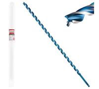 Keewaki 12mm x 460mm 3-Flute Auger Drill Bit for Wood - Extra Long Wood Drill Bits with Hex Shank, Heavy Duty Spiral Bit for Fast & Clean Deep Hole Drilling in Timber