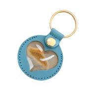 Keeychain Dog Hair Storage - Keepsake Keyring Heart Shape | Stylish Pet Memory Collector | Cat Memorial Gift for Travel for Backpacks