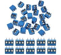 KeeYees 60pcs 5mm Pitch 2 Pin & 3 Pin PCB Mount Screw Terminal Block Connector for Arduino DIY Project (50 x 2 Pin, 10 x 3 Pin)