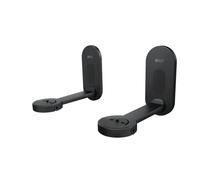 KEF B1 Mounted Wall Bracket for LSX II LT Bookshelf Speakers (Pair), Black | Speaker Wall Mount with Integral Cable Management | High Quality Die-Cast Aluminium | for use with LSX II & LSX II LT