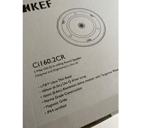 KEF Ci160.2CR Ceiling Speaker, Thin Bezel, Round, 160 mm Driver - NEW BOXED