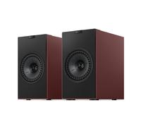 KEF Coda W Wireless HiFi Bookshelf Speakers, Vintage Burgundy | Bluetooth 5.4 aptX Lossless | Compatible with Turntable, TV, PC, Laptop & more | Music | TV & Home Cinema | Gaming
