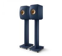 KEF LS50 Meta Special Edition Speakers (Pair) Royal Blue with Stands