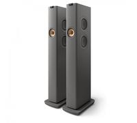 KEF LS60 Wireless Speakers Titanium Grey