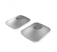 KEF P1 Desk Pad Stands (Pair) Silver