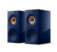 KEF R3 Meta Bookshelf Speakers Indigo with Terminated AudioQuest Rocket 11 Speaker Cables