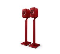 KEF S1 Floor Speaker Stands for LSX and LSX II Active Bookshelf Speakers (Pair), Red