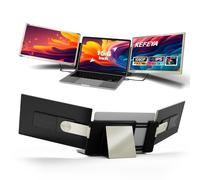 KEFEYA 15.6" Laptop Screen Extender for All Laptop Sizes 120% sRGB FHD 1080P, Portable Monitor for Laptop Monitor Extender Plug & Play Type-C/USB/HDMI Compatible with Mac, Windows, Chrome, Android