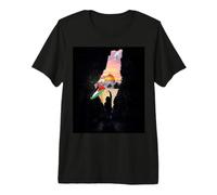 Keffiyeh Palestine Map Arabic Scarf Shemagh Palestinian Flag Premium T-Shirt
