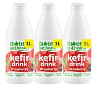 Kefir Drink Strawberry 1L Biotifuls (3x1L)