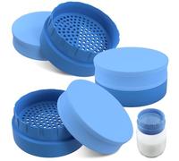 Kefir Mason Jar Strainer Lids for Making Kefir with No Clogs, for Milk Kefir Grains and Water Kefir Grains, Kefir Starter Kit for Home Fermentation, Wide Mouth Kefir Strainer Lids, 3-Pack