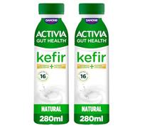 Kefir Natural Yoghurt Drink 2 x 280ml - Made with Authentic Kefir grains, Immunity and Gut Health Support (2 x 280ml, Natural)
