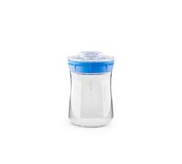 Kefirko Kefir Maker Starter Kit 900ml | All-in-One Fermenter for Homemade Milk & Water Kefir | Easy-to-Use Glass Jar with Strainer Lid & Airflow Cover | BPA-Free Materials - Blue