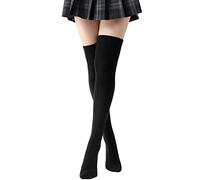 Kefiyis Knee High Socks Women's Thigh High Socks Over the Knee Socks Long Knitted Warmer Socks