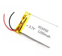 KEFLSLFRN 1Pcs 3.7V 1200mAh 653450 Lithium Polymer Ion Battery Electric Toys MP4 GPS MP3 Mobile Power Tablet Smart Watch Camera Power Bank