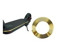 KEFLSLFRN Bumper Protective Scooter Body Strips For Xiao-mi Mijia M365 Pro Skateboard Anti-collision Decorative Strip Electric Scooter Part(Style 1 yellow)