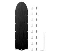 KEFLSLFRN For Segway Nine-bot Max G2 G65 Electric Scooter Stainless Battery Bottom Cover Chassis Shield Protection Cover Repair Parts(Black)