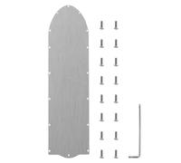KEFLSLFRN For Segway Nine-bot Max G2 G65 Electric Scooter Stainless Battery Bottom Cover Chassis Shield Protection Cover Repair Parts(Silver)