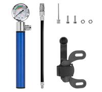 KEFLSLFRN High Pressure Mini Tire Pump with Gauge for Xiao-mi M365 1s Pro2 Max G30 G30D ES1 Electric Scooter Tire Hand Air Inflator Pump(Blue)