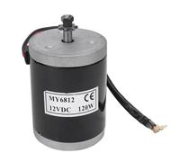 KEFLSLFRN MY6812 12V 120W Electric Bike High Speed Small Brush Motor with Belt Pulley Electric Scooter Accessory