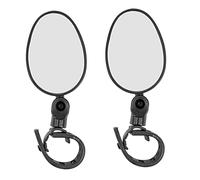 KEFLSLFRN Rearview Mirror 360 Degree Rotatable Handlebar For Xiao-mi M365 1S PRO for Mi3 New Electric ScooterRear View Adjustable Mirrors(Yellow)