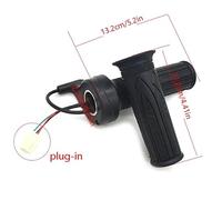 KEFLSLFRN Twist Acelerador Controle Velocidade Para Bicicleta Eletrica E scooter, Acessorios Para Bicicleta Eletricas 12V-72V Accelerator