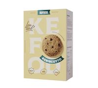 Kefood Kebiscotto Keto Biscuits with Chocolate Chips - Only 1g Carbohydrates, Gluten-Free and Sugar-Free - With Almond Flour and Butter - Low Carb Protein Snack - 250g