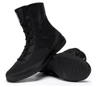 KEFUWU Wrestling Boxing Boots Wide for Men Youth High Top Breathable Lightweight Non-Slip for Competition & Training