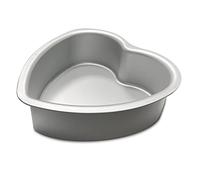 kefyixc Heart-shaped cake pan, heart-shaped cake tin, aluminum, 3-inch deep, 8-inch heart-shaped, for weddings, parties, family and other occasions cake (8 x 3 Inch)