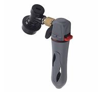 Keg Charger, Portable Keg Charger Co2 Injector Cornelius Corny Keg Charger Draft Beer Dispenser and Balls Lock for Homebrew Soda Valve (Gray)