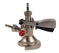 Keg Closure Tap Head Type A, Beer Barrel Connection G5/8 Thread with Pressure Relief Valve, Beer Barrel Tap Connection for Home Brewing System, Bars, Restaurants and Family Celebrations