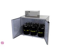 Keg cooler, keg pre-cooler for 6 kegs, galvanized steel sheet