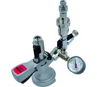 Keg coupler for filling KEG beer kegs Type S filling nozzle