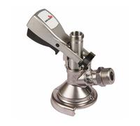 Keg coupler, keg tap head Micro-Matic type M - combi fitting, counter tap