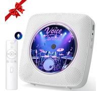 Kegaudio Offline Voice Control CD Players for Home with Speakers Bluetooth