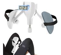 Kegel Exercise Pelvic Floor Strengthening Exercise Devices Hip Trainer Master 77 Lb Thigh Workout Adductor Exerciser Hip Abductor Machine Leg and Inner Thigh Workout Equipment (White)