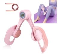Kegel Pelvic Floor Trainer for Women, Inner Thigh Master & Jump Rope for Women, Leg Strengthener Workout Exerciser Equipment, Multifunctional Pilates Kegel Leg Clip for Home Gym Use