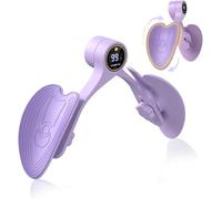 Kegel Pelvic Floor Trainer for Women, Thigh Master, Inner Thigh Exercise Workout Equipment for Home,Pelvic Floor Strengthening Device Women for Home Use (Smart-Purple)