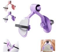 Kegel Pelvic Floor Trainer for Women with Counter, Inner Thigh Muscle Master Exercise Devices, Automatic Counting 360°Rotating Leg Strengthener Workout Exerciser Equipment for Home Use (Purple)